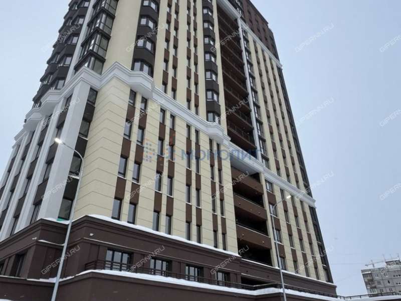 двухкомнатная квартира в новостройке на улице Менделеева дом 14