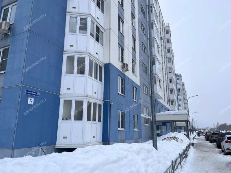 двухкомнатная квартира на улице Бориса Видяева дом 17