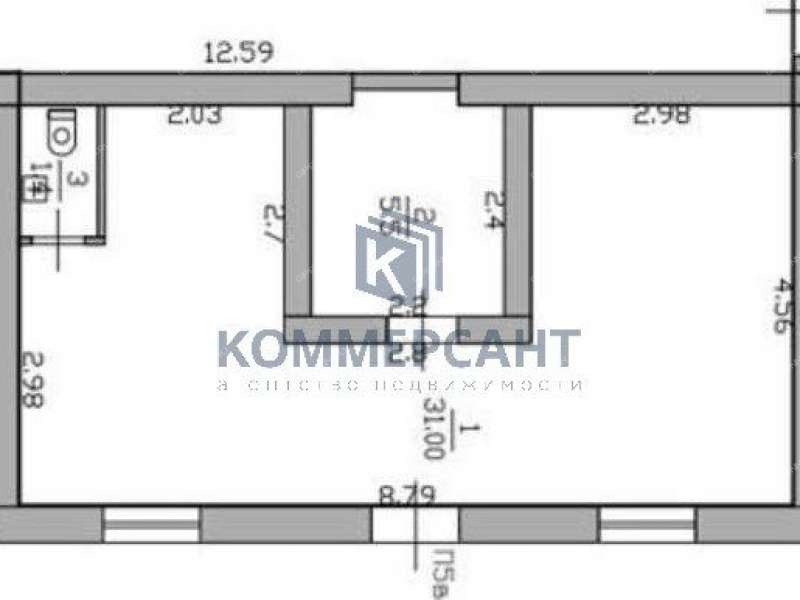 помещение под торговую площадь на улице Маршала Рокоссовского