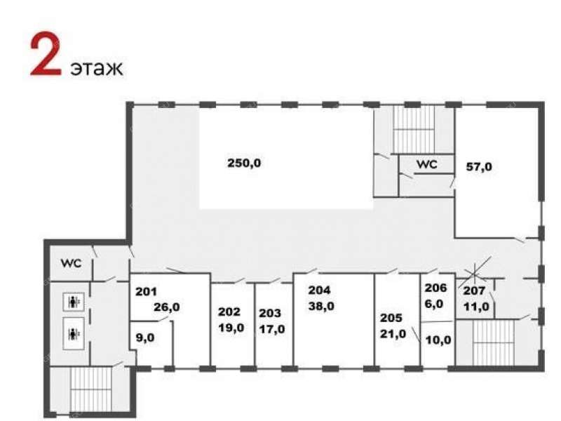 помещение под офис на улице Новикова-Прибоя