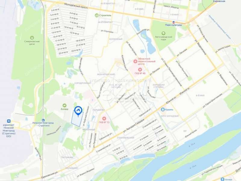 однокомнатная квартира в новостройке на Зеленхозовской улице