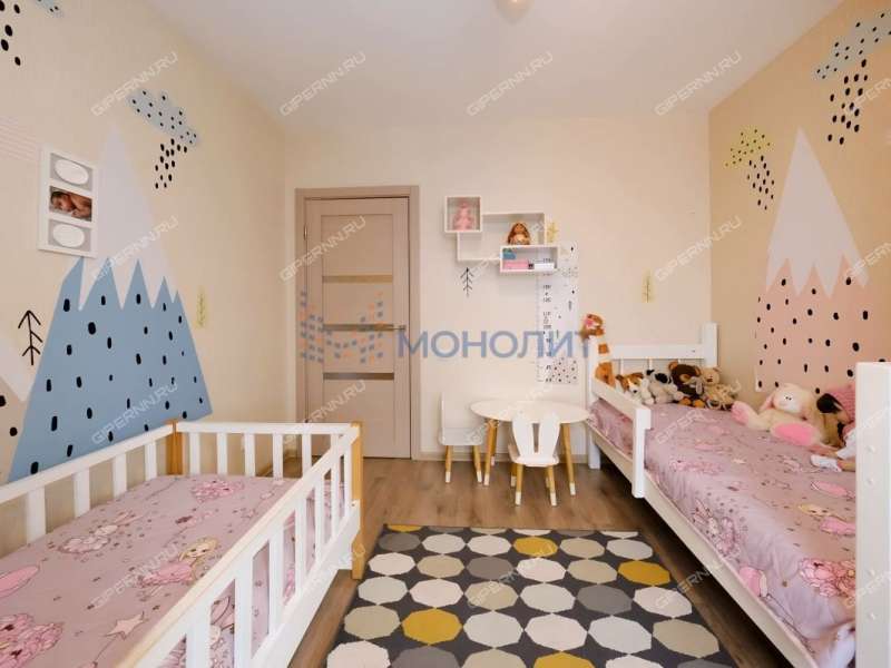 трёхкомнатная квартира на улице Цветочная дом 13 к1