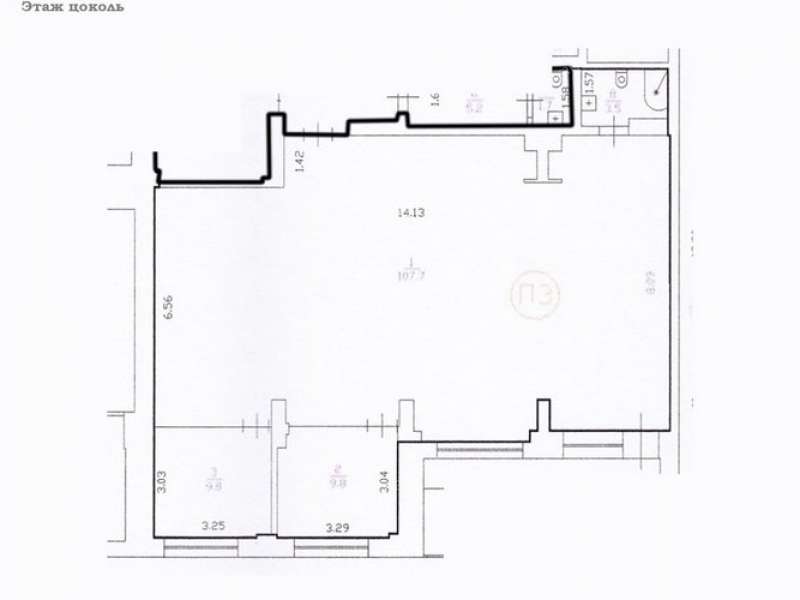 помещение под торговую площадь на Студеная ул., д.68а