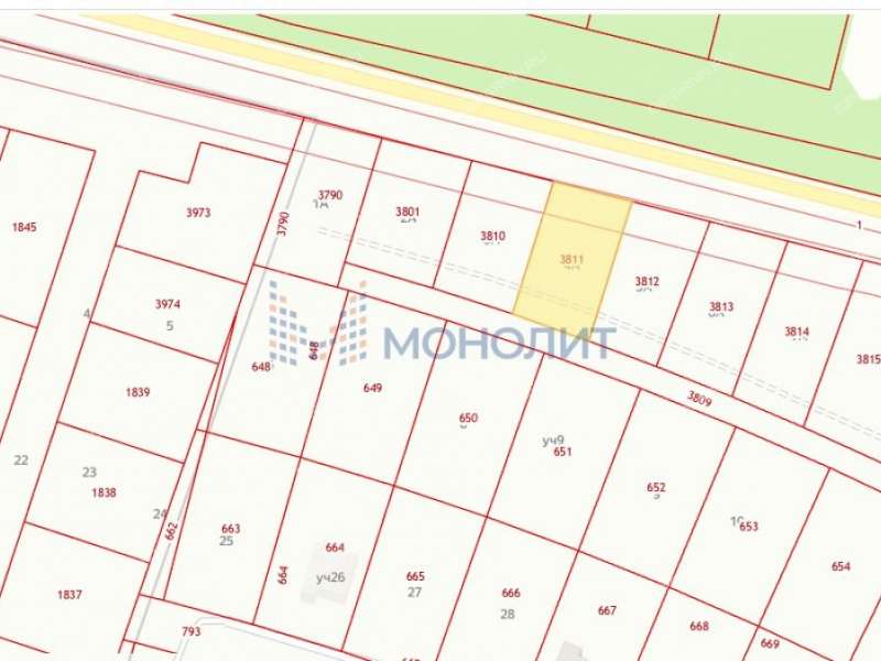 земельный участок 10 соток Светлая улица село Безводное