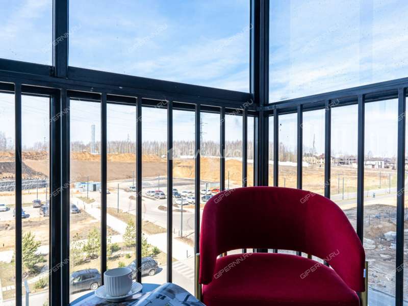 однокомнатная квартира на улице Небесная дом 1 деревня Утечино