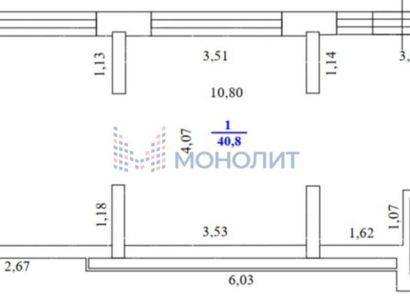 помещение под офис, торговую площадь на Магаданской улице