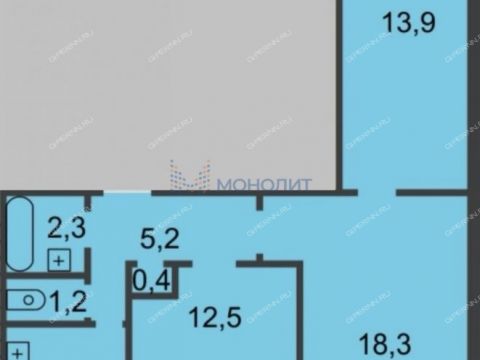3-komnatnaya-ul-tropinina-d-4 фото