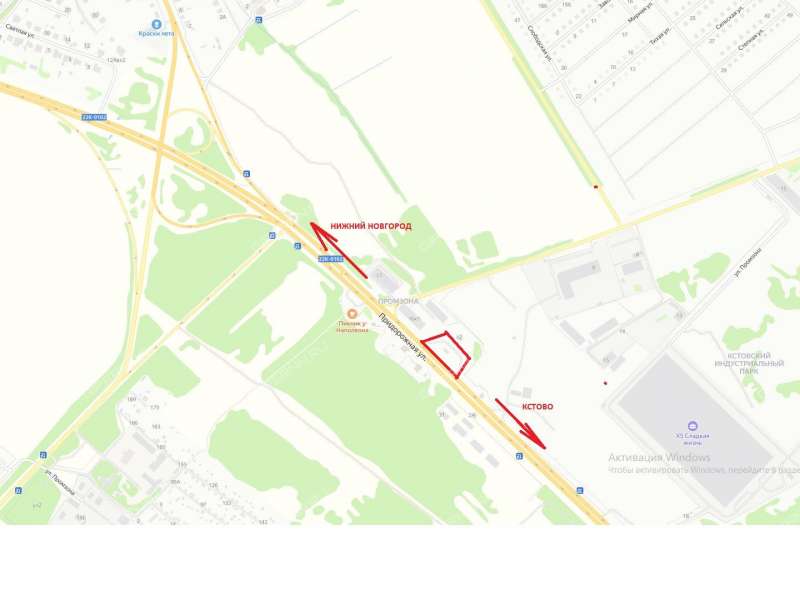 земельный участок под коммерческое использование в Кстовском районе Нижегородской области