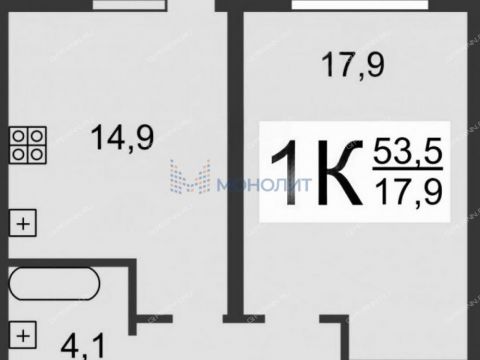 1-komnatnaya-derevnya-afonino-kstovskiy-rayon фото