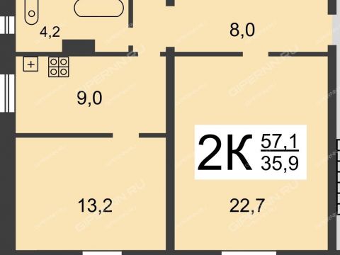 2-komnatnaya-ul-baranova-d-10 фото