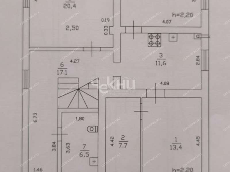 дом на Озёрной улице город Заволжье