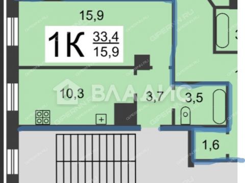 1-komnatnaya-ul-lunacharskogo-d-2-18 фото