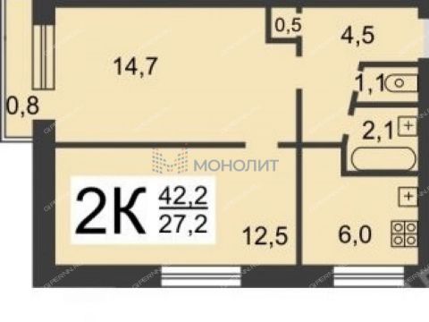 2-komnatnaya-ul-rodionova-d-188a фото