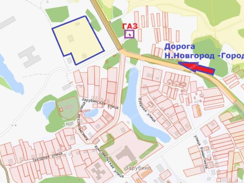 земельный участок 200 соток Мещерский б-р, 7, корп. 3 село Зарубино