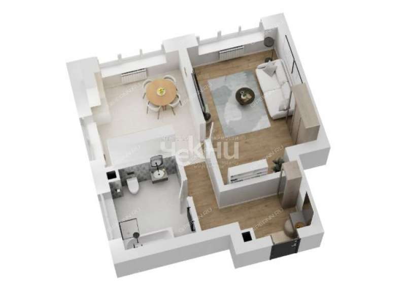 однокомнатная квартира на Черниговской улице