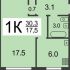 однокомнатная квартира на улице Богородского дом 5/1