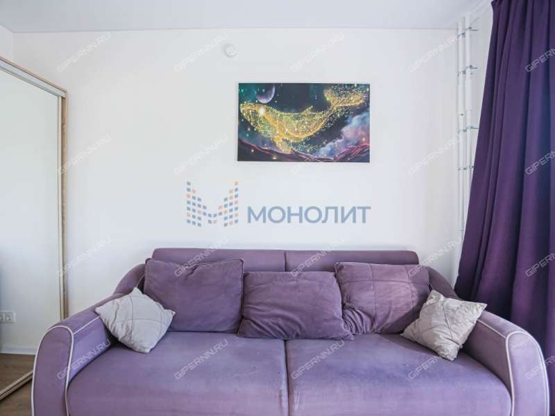 однокомнатная квартира на улице Небесная дом 2 деревня Утечино
