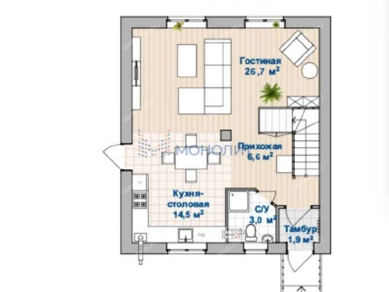 дом на улице Садовая деревня Малая Ельня