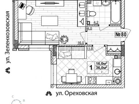 1-komnatnaya-poselok-parysheva-ul-zelenhozovskaya фото