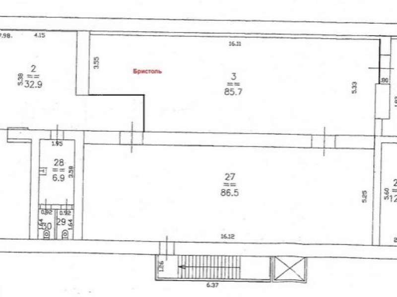 помещение под торговую площадь на проспекте Ленина