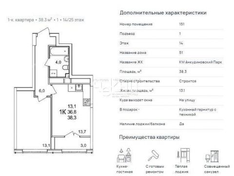 1-komnatnaya-ankudinovka-kstovskiy-rayon фото