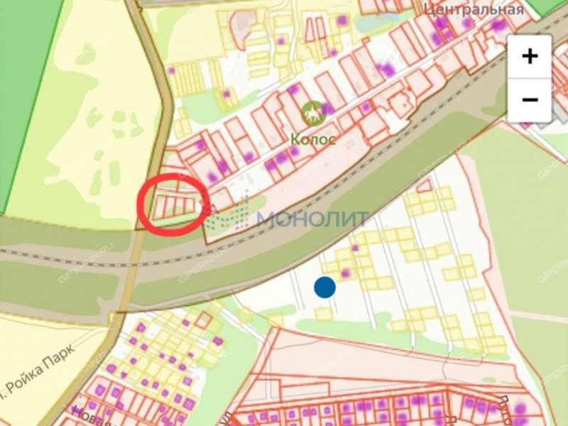 земельный участок 24,61 сотки - посёлок Садовский