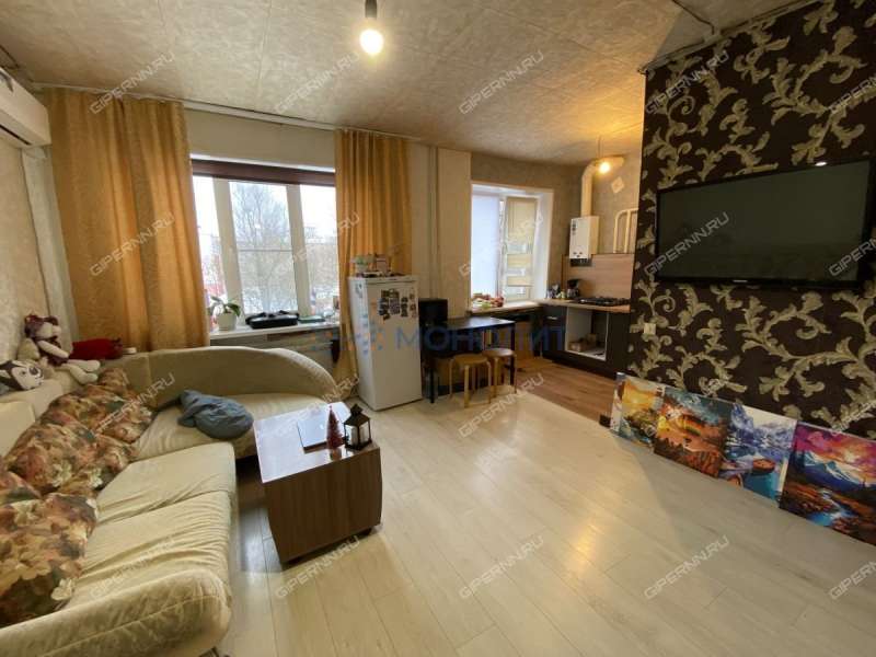 однокомнатная квартира на улице Героя Советского Союза Поющева дом 25