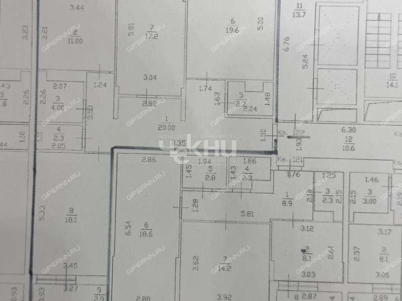 трёхкомнатная квартира на улице Максима Горького дом 73
